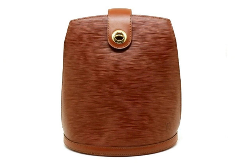 LOUIS VUITTON Cluny Shoulder Bag Epi Leather Kenya Brown